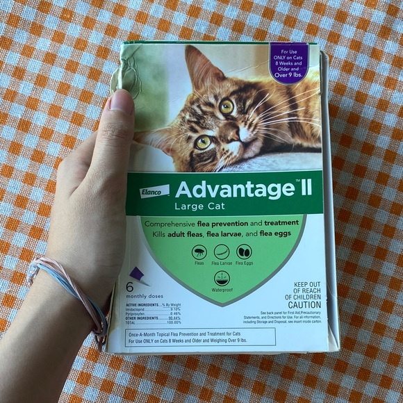 Advantage II for Large Cats Over 9 lb, 6-Month Supply - Picture 1 of 11